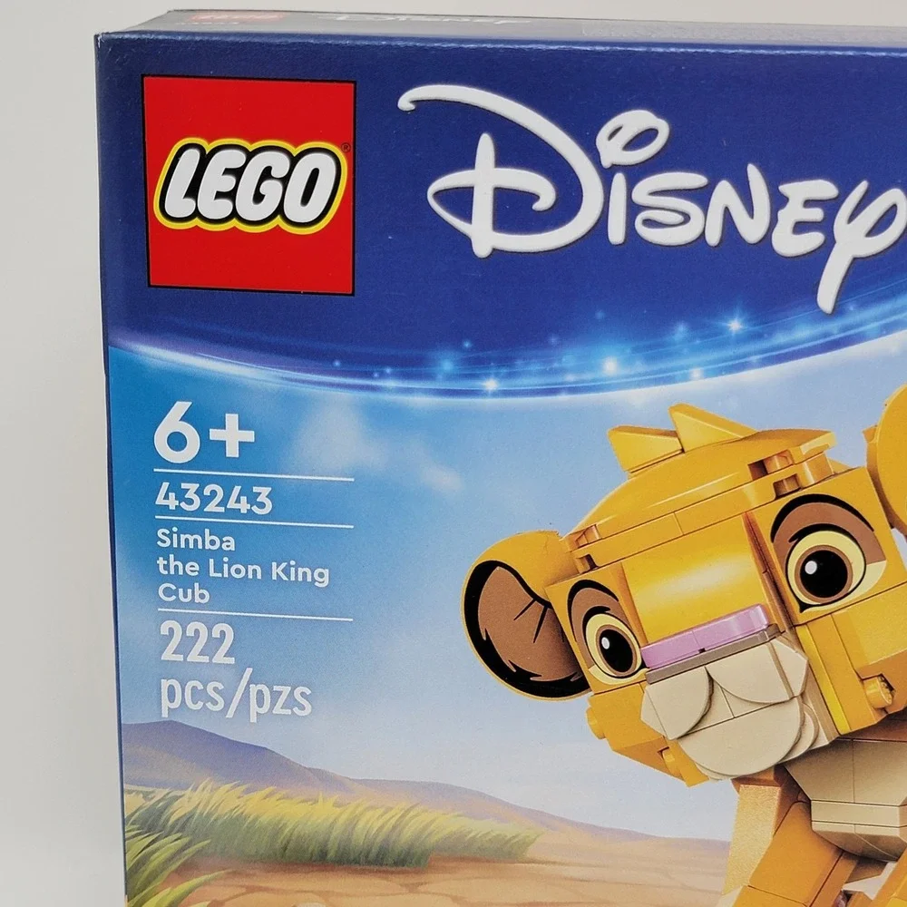 New! LEGO Disney 43243 Simba the Lion King Cub Building Set - 222 pcs - Ages 6+